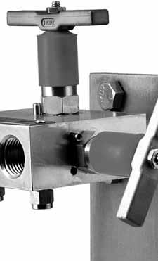 Manifold Accessories Mani-Mount Manifold Mounting System* This installation method provides for rigid mounting of a Trifold or Rotofold manifold to a 2 inch pipe stand instead of a