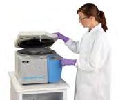 Imbalance Detection The Centrifuge automatically detects and stops if
