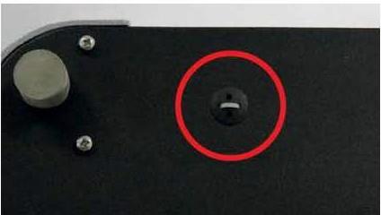 Troubleshooting Mechanical Emergency Door Release During a power failure, you will not be able to open the centrifuge lid with the regular electric lid release.