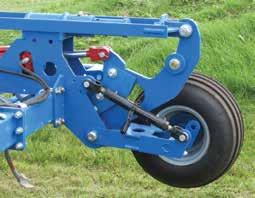 GAUGE WHEELS Adjustable gauge wheels are standard on all units