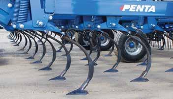 PRODUCT FEATURES TINES The 200 Series Cultivator is available in either s-tine or c-shank configurations. S-TINE S-tine machines feature 4 spacing between tines.
