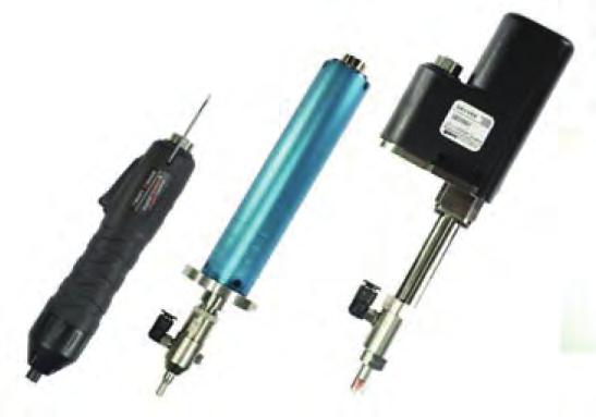DC Controlled screwdrivers SD Series 0,016 to 0,6 NM SD 600 VACCUM System (Optional) SDA 300 VACCUM System (Optional) SD 300 Z 24V Swiss DC Servo motor Over 5 millions cycles of life expectancy