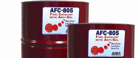 Fuel Catalyst AFC-705 / AFC-805 ALGAE-X Fuel Catalyst is a powerful full spectrum additive and tank cleaning agent.