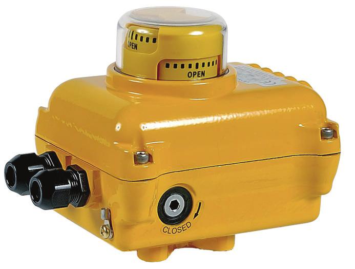 GENERAL DESCRIPTION The SA05 electric actuator is dedicated to the actuation of industrial ¼ turn valve. The torque value is 50 Nm.