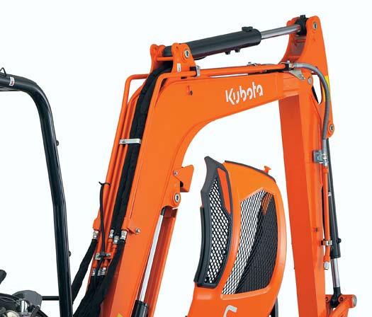 The U36-4 is also equipped with a full range of safety features, from ROPS/OPG to front window guard mounting