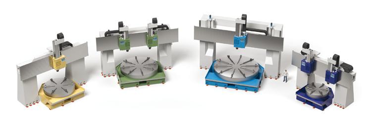 VTM VERTICAL TURNING MILLING The Modular System The VTM modules enable the configuration of the machine into a multi-functional turning-milling machining center for economical combined machining with