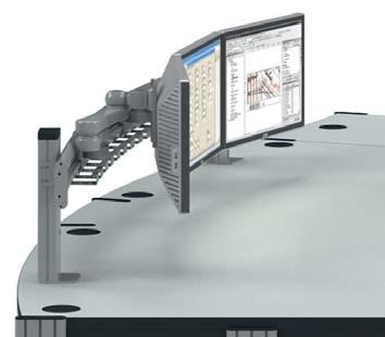 Monitor Mounts DAA20044 DAA20043 Flat screen monitors are the main interface in today s control rooms between operator and system.