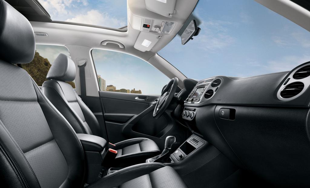 It s what s on the inside that counts. INTERIOR While other compact SUVs focus primarily on utility, the Tiguan also focuses on your premium sensibilities.