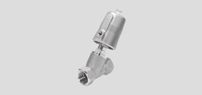 -V- New Angle seat valve VZXF, NPT Technical data Stainless steel casting with nickel-plated actuator head Function -M- Flow rate Kv 3.3 34.