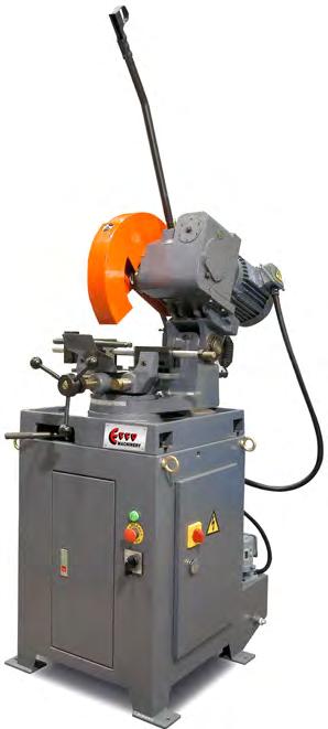Circular Cold Saws FHC-350 Features L-type; 60HZ 52/26 RPM (low speed) CSA electrics and wires Electrics 3 hp 220 volt 3 phase 60 hz motor Coolant system with high volume tank Double