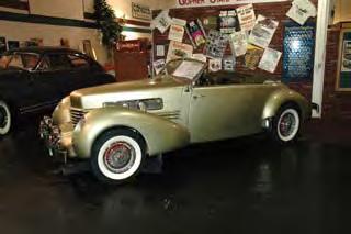 This museum has several dozen old and collectible cars ranging from the 1926 Ford or