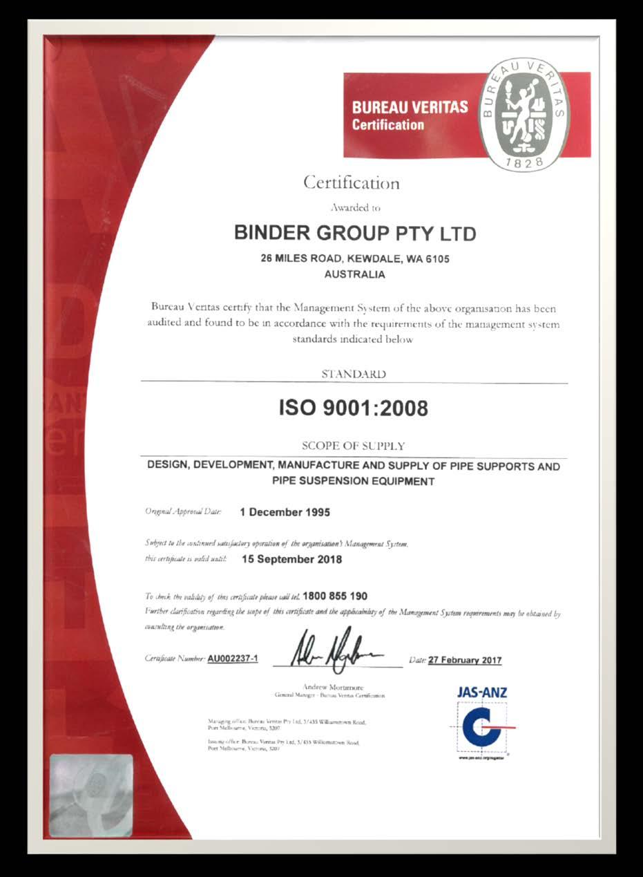 2. QUALITY MANAGEMENT CERTIFICATE