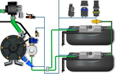 Roadmap AFC settings tank level sensor Linked parameters - None 11.3 Multiple Tank Function This function allows switching two tank lock off valves separately or simultaneously.