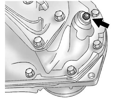 Vehicle Care 10-27 2. Fill Plug If the level is below the bottom of the fill plug hole, on the transfer case, some lubricant will need to be added.