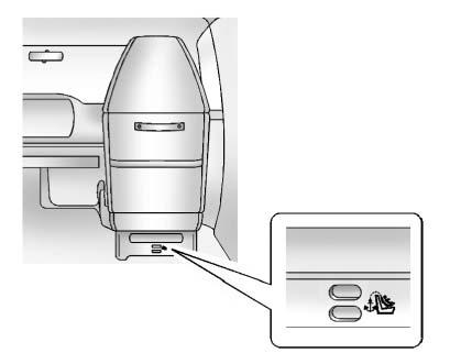 To install a child restraint in the rear center seating positions, use anchor point (2). Never install two top tethers using the same top tether anchor.