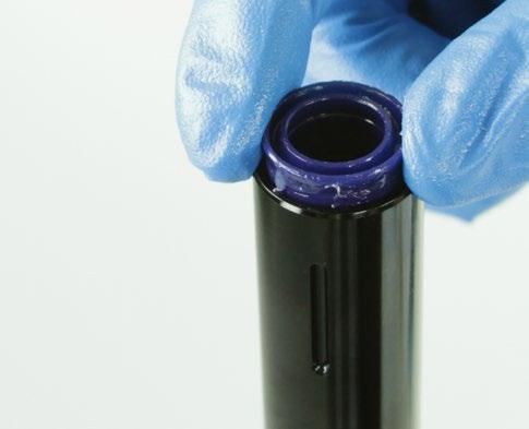 Ensure the IFP tube is secured and centered.