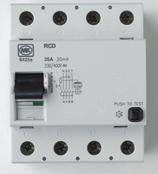 552 Industrial 10kA Residual Current Devices (RCDs) Standards and approvals All Sentry RCDs are designed to fully comply with the requirements of BS EN 61008: 1995.