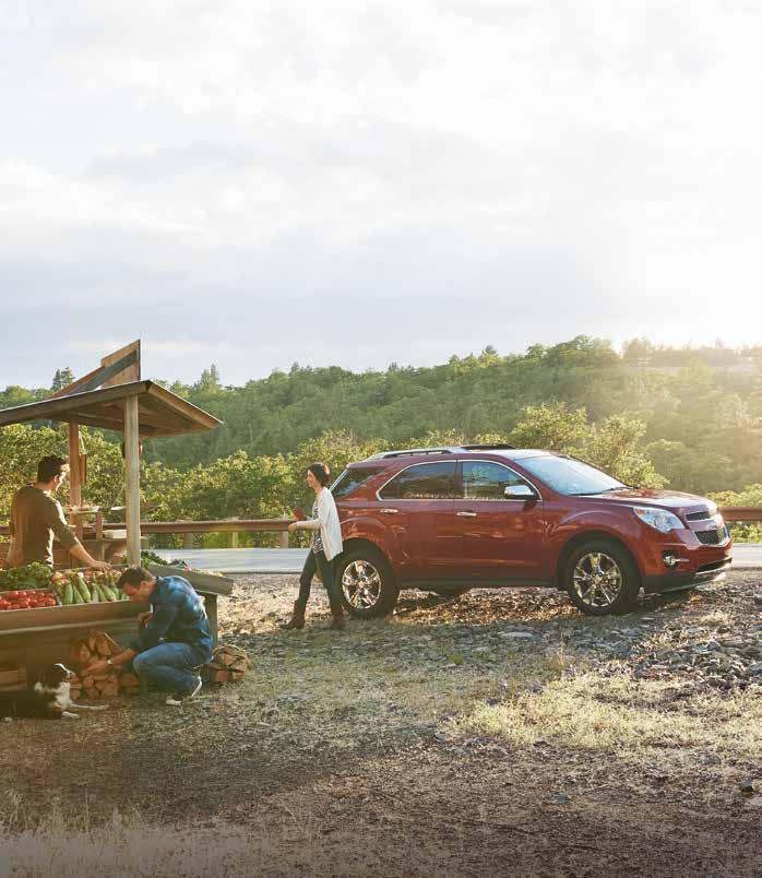 The 2015 Equinox: so much more than a fuel-efficient SUV. It might be the way it offers an EPA-estimated 32 MPG on the highway that will excite you.
