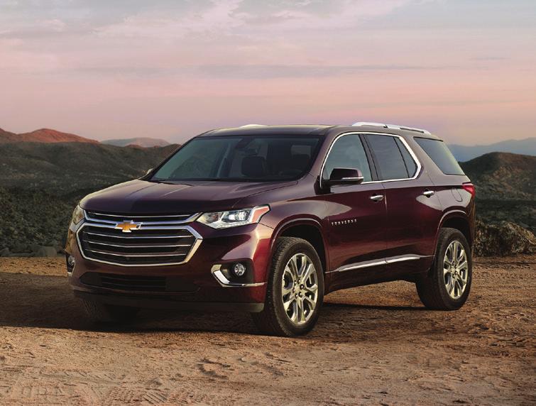 GETTING TO KNOW YOUR 2018 TRAVERSE chevrolet.com Review this Quick Reference Guide for an overview of some important features in your Chevrolet Traverse.