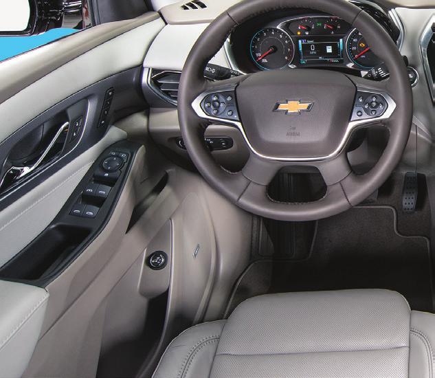INSTRUMENT PANEL Memory Seat ButtonsF Cruise Control/ Forward Collision AlertF/Heated Steering WheelF Buttons Turn Signal Lever/ IntelliBeam ControlF Driver Information Center Voice Recognition