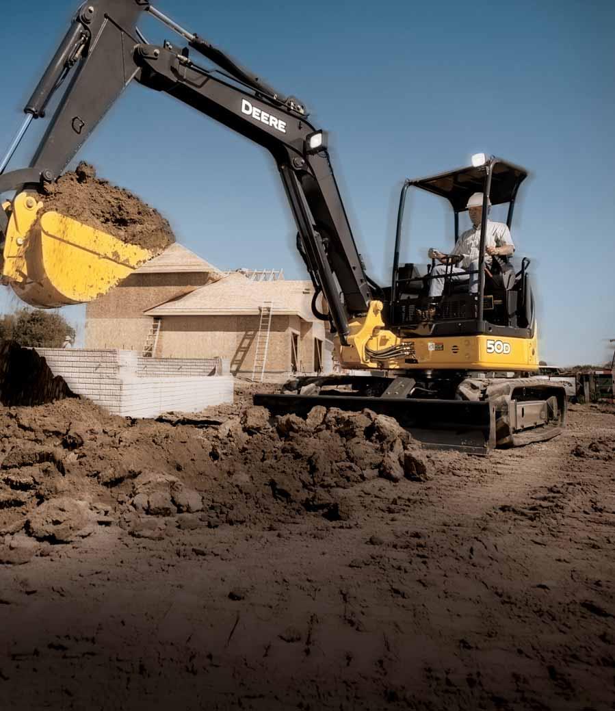 Compact size, big durability. Just because they don t dig 9.14 m (30 ft.) deep like our large excavators doesn t mean these highly capable compacts are any less reliable.