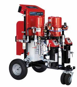 Steel + 24566 Air Electric Generator Ghibli Mix 40:1 2K systems basically consist of: -Trolley easy to move and easy to integrate into the working enviroment - PLC control with worksite protection