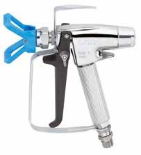 18270 AT250 manual airless spray gun with M16X1,5 revolving fitting with SFC base Complete with: 1 Super fast clean nozzle 17-40 1 Super fast clean nozzle 19-40 1 Super fast clean nozzle 21-40 2 gun