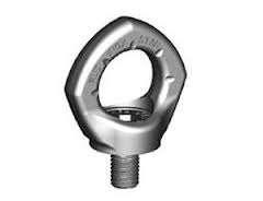 Safety factor 4 : 1. Forged eye body. Material of eye body and screw: 1.4462, duplex steel (high durability in sea water and in environments with high chlorine ion concentrations).