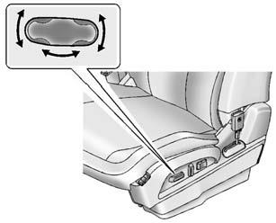 To adjust the lumbar support, see Lumbar Adjustment on page 3-5. 1. Seat Position Handle 2. Height Adjustment Control To adjust a power seat, if equipped:.