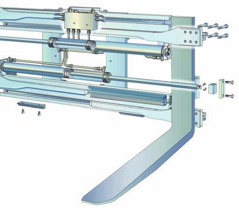 Rotating drum clamps are designed for inverting and dumping. ts for optimum performance. Durable steel-shelled cylinder.