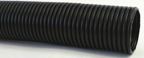 SPECIFICATIONS: Construction: Corrugated conduit from Modifi ed Polyamide (PA12), halogen free Flame Properties: Class V2, UL-94, selfextinguishing Resistant: Alcohol, greases, fuels, mineral
