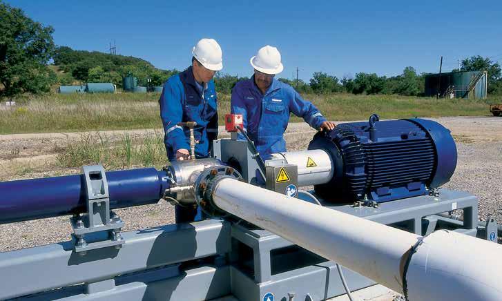 Smooth-running performance extends equipment life and greatly reduces the chance of leakage from associated piping.