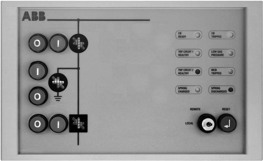 4.3 Electrical operation In normal cases, all switches are operated electrically by means of a combined protection and control unit, or classically by conventional ON and OFF buttons in general with
