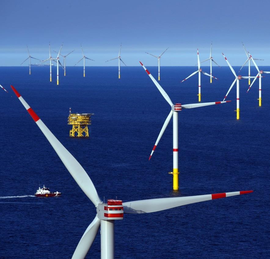 Nordsee One Offshore windpark of 332 MW capacity 40 km north of Juist, Germany 6.