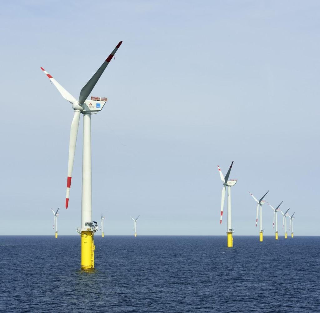 Offshore Wind: unique benefits Sustainable Development in action Offshore wind is the only renewable source of energy to meet large-scale needs, with projects of up to 12GW capacity Offshore wind