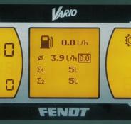 or housing. Fuel consumption indicator The fuel consumption indicator on the 300 Vario is located in the multi-display.