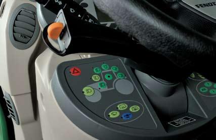 Selecting acceleration rate With the thumb switch on the side of the joystick, four different acceleration rates can be selected at any time while driving.