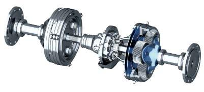 New brake design concept Advantages of the steering system: Load-sensing valve: Oil is only supplied to the steering, when steering movements are made The steering is supplied by the axial piston