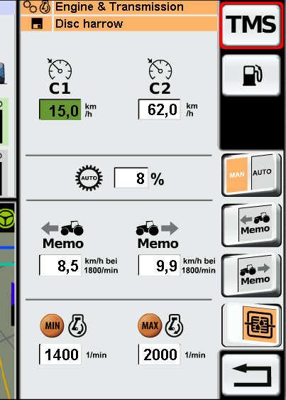 adjustments are available in the new Varioterminal (7 for 500 Vario Power, 10,4 optionally for 500 Vario Profi or as