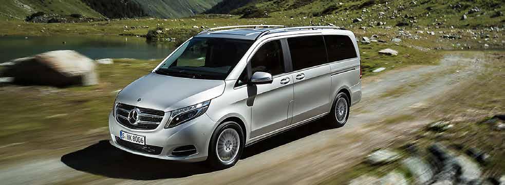 MERCEDES-BENZ VANS PRODUCT RANGE 2 Product Range of Mercedes-Benz Vans Mercedes-Benz V-Class Positioning As the biggest member of the Stuttgart-based car family, the V-Class is an ideal vehicle for