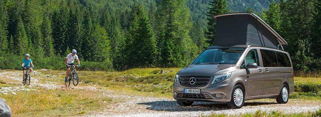 MERCEDES-BENZ VANS PRODUCT RANGE 5 Product Range of Mercedes-Benz Vans Mercedes-Benz Marco Polo ACTIVITY Positioning The Marco Polo ACTIVITY on the basis of the Mercedes-Benz Vito is a functional
