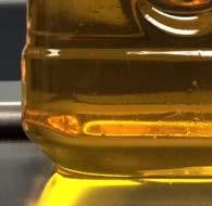 Failing Qualification Test Used Oil UO + Boost AO Fluid Clarity,