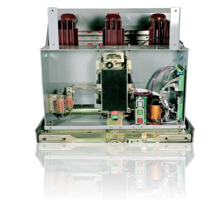 AMVAC Summary of benefits: Simple mechanical operation Fewer than ten moving parts Manual opening capability High reliability The magnetic actuator, encapsulated vacuum interrupter pole assemblies,