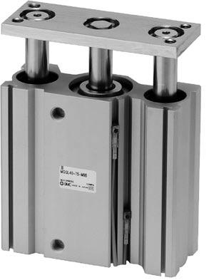 Compact Guide Cylinder Series ø, ø, ø, ø, ø, ø, ø, ø, ø, ø ir cylinder with guide integrated that has achieved anti-lateral load and high non-rotating accuracy. Space-saving cylinder.