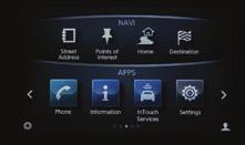 Infiniti InTouch Services (if so equipped) Infiniti InTouch Services combine personalized convenience settings and personal security features to compliment the Total Ownership Experience.