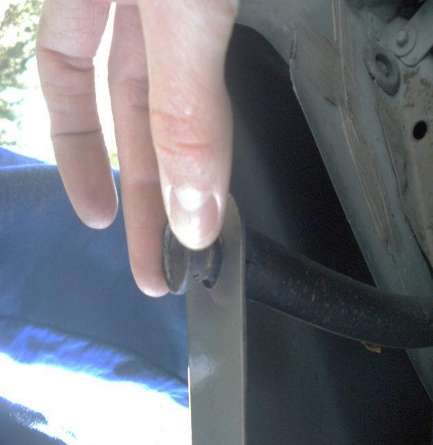 Press the (5) plastic fasteners into the underside of the vehicle that secure the rear bumper to the sub-frame. 7.