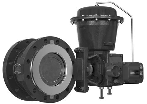 The 8580 rotary valve features an eccentricallymounted disk with either soft or metal seal, providing capability for enhanced shutoff.