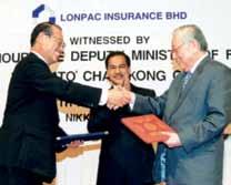00 sesaham melalui terbitan bonus 2:5 dan terbitan hak 2:5 pada nilai RM7.00. 1997 Penyenaraian saham LPICB dipindahkan ke Pasaran Utama (kemudian dikenali sebagai Papan Utama) Bursa Securities pada 17 Januari 1997.