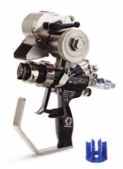 Graco Advancements in FRP Gun Technology w h i t e pa p e r Graco has designed a new spray gun specifically for the fiberglass reinforced plastics (FRP) market that is reliable, lightweight and makes