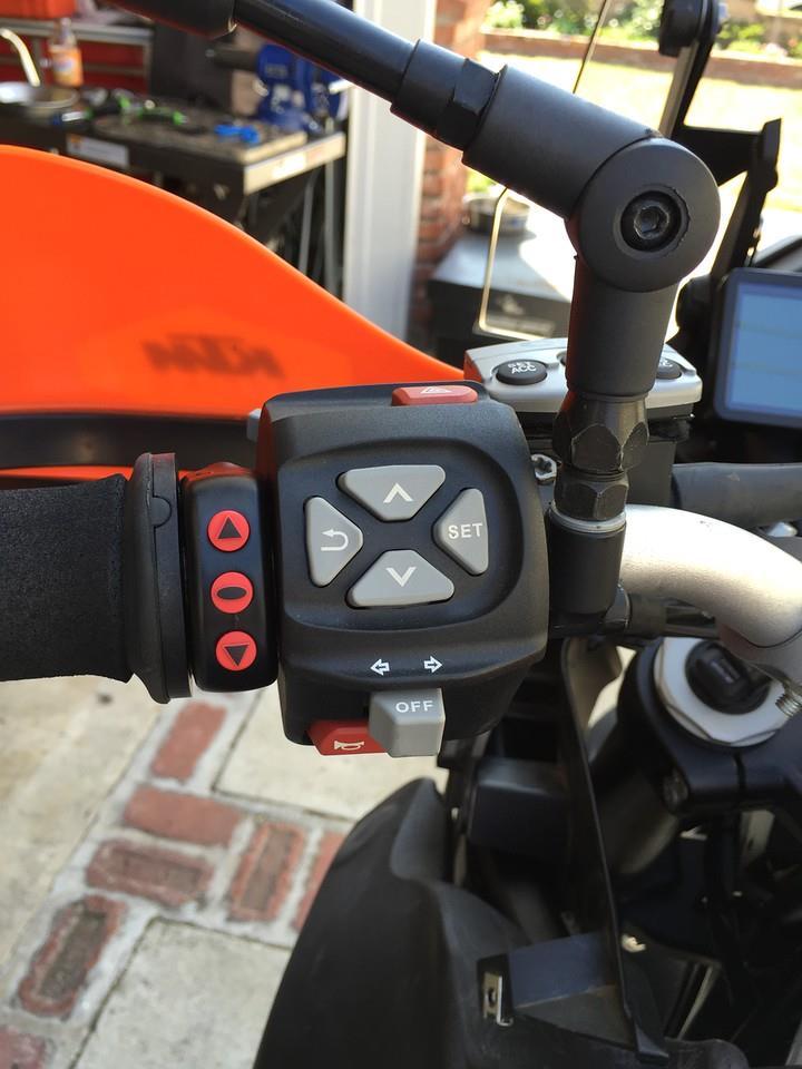 3. Location 2 is between the Turn signal and the left Hand Handle Bar Grip. 4.